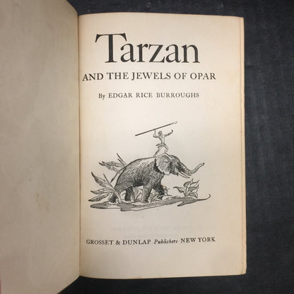 Tarzan And The Jewels Of Opar - Edgar Rice Burroughs - 1918