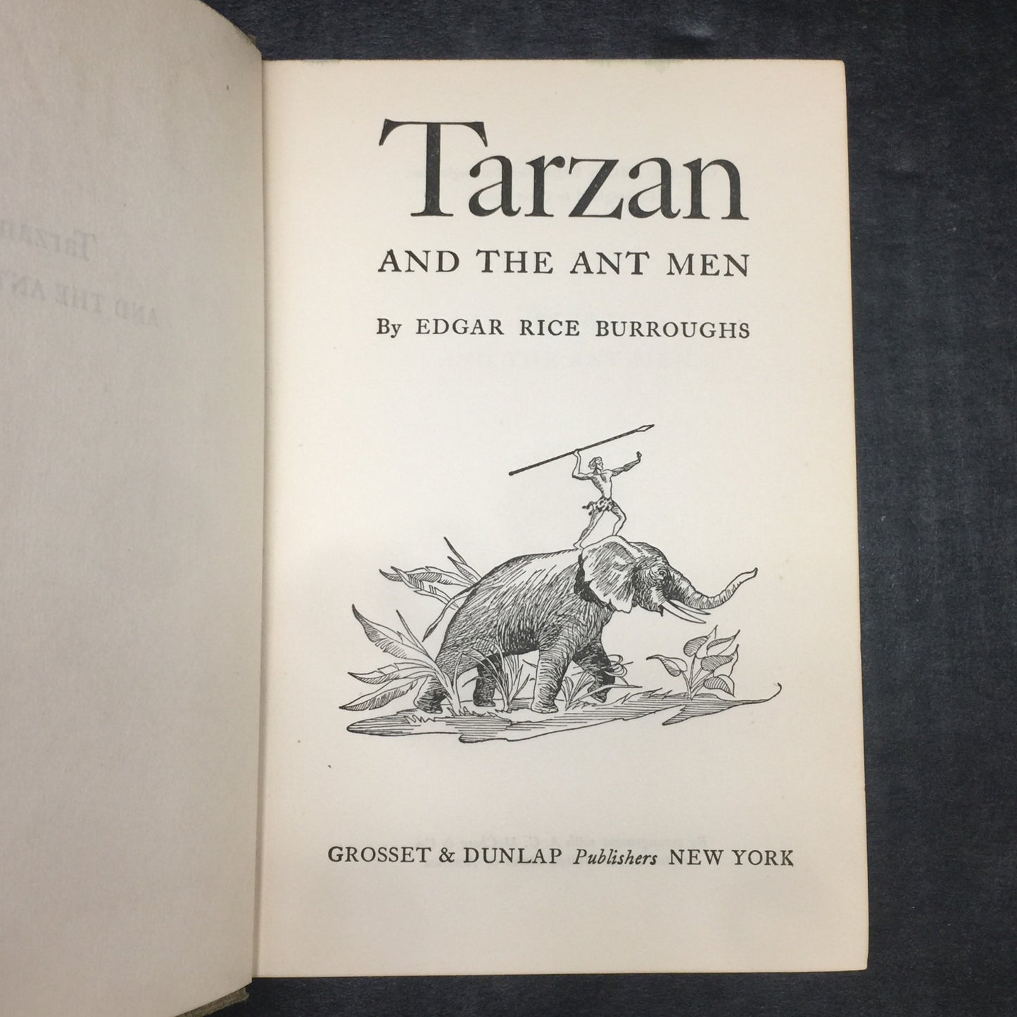 Tarzan And The Ant Men - Edgar Rice Burroughs - 1924