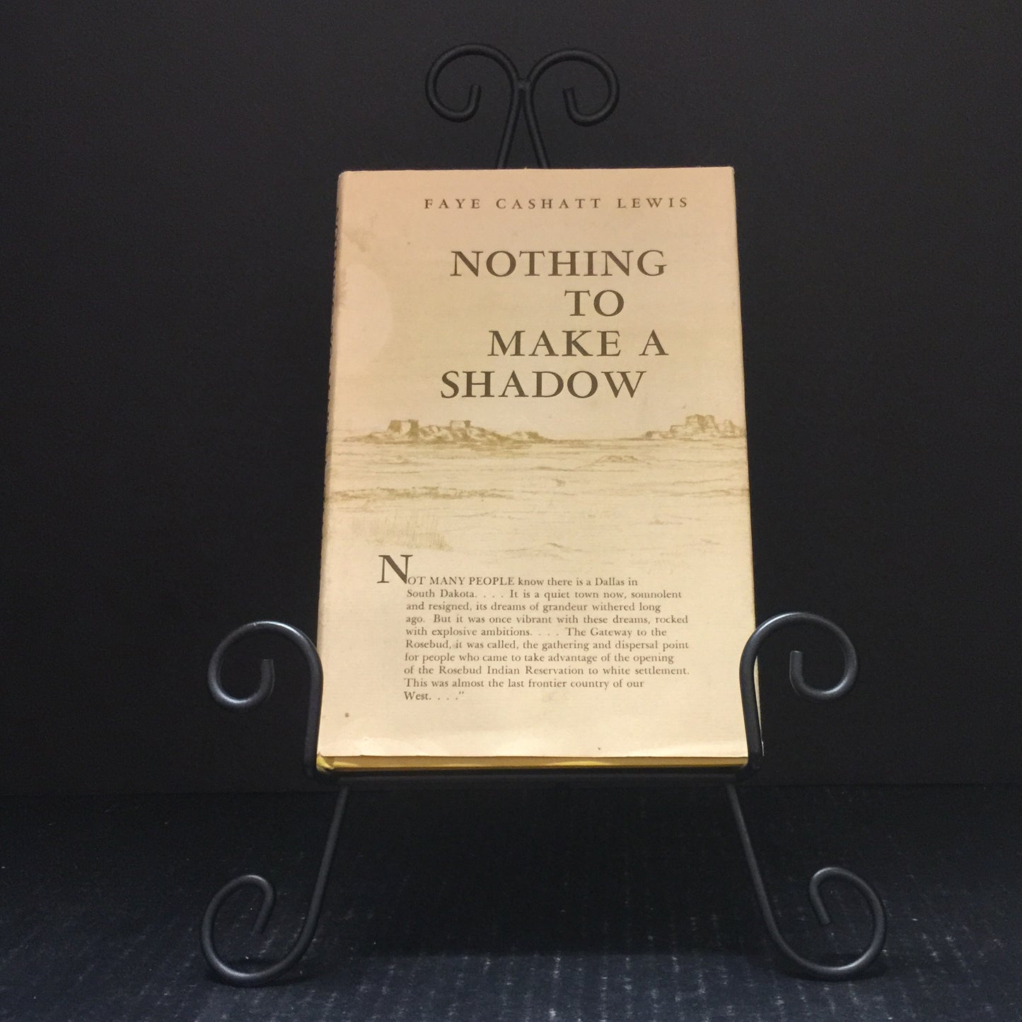 Nothing To Make A Shadow - Faye Cashatt Lewis - Signed by Author - First Edition - 1971