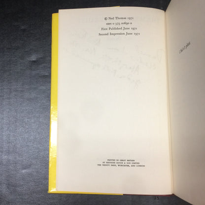 The Welsh Extremist - Ned Thomas - Signed by Author - 1971