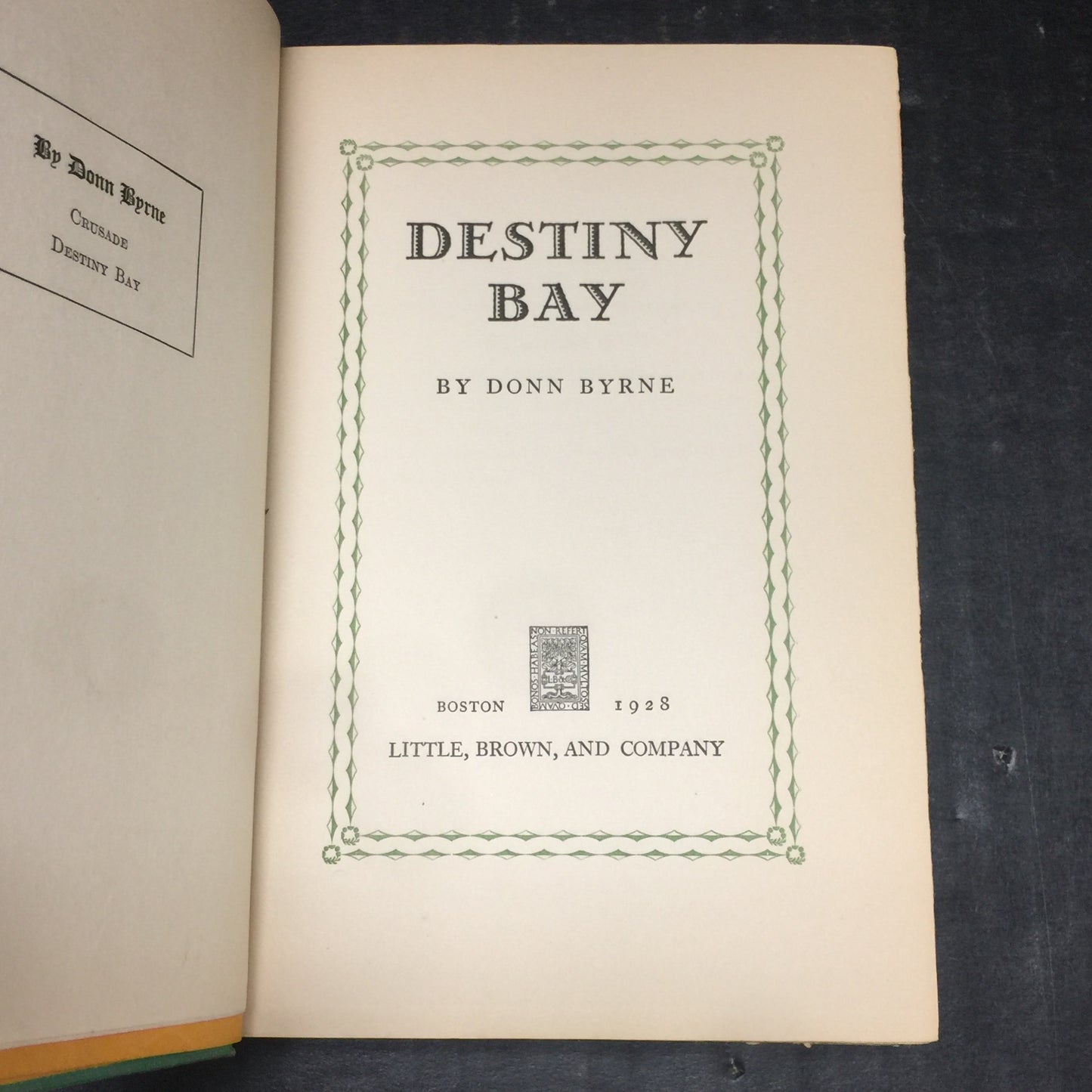 Destiny Bay - Donn Byrne - 1928