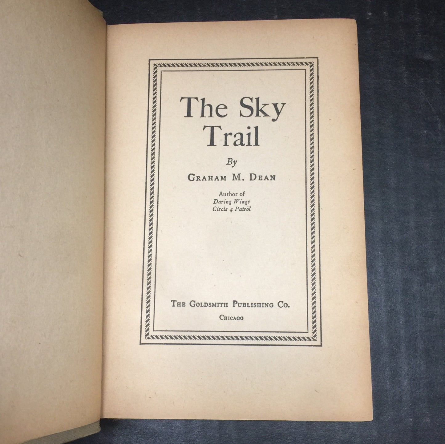 Sky Trail - Graham M. Dean - 1932