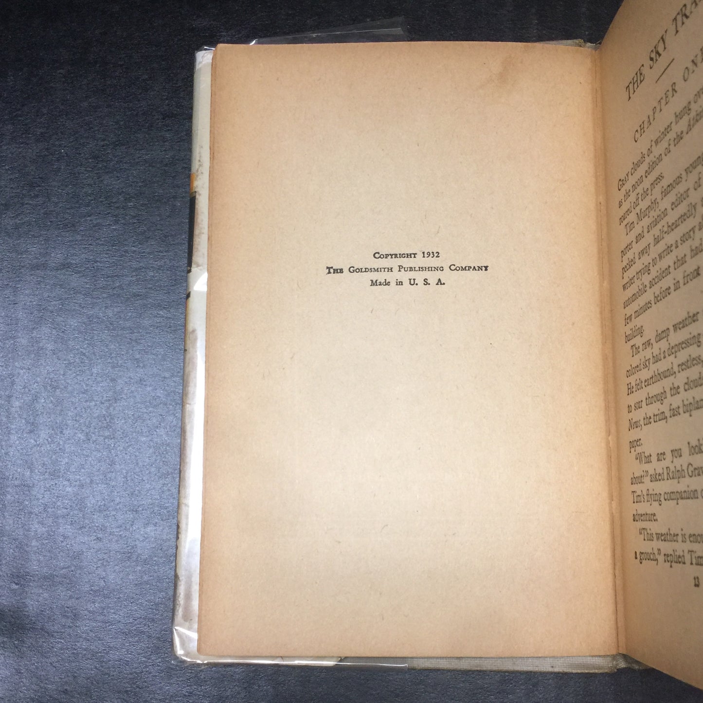 Sky Trail - Graham M. Dean - 1932