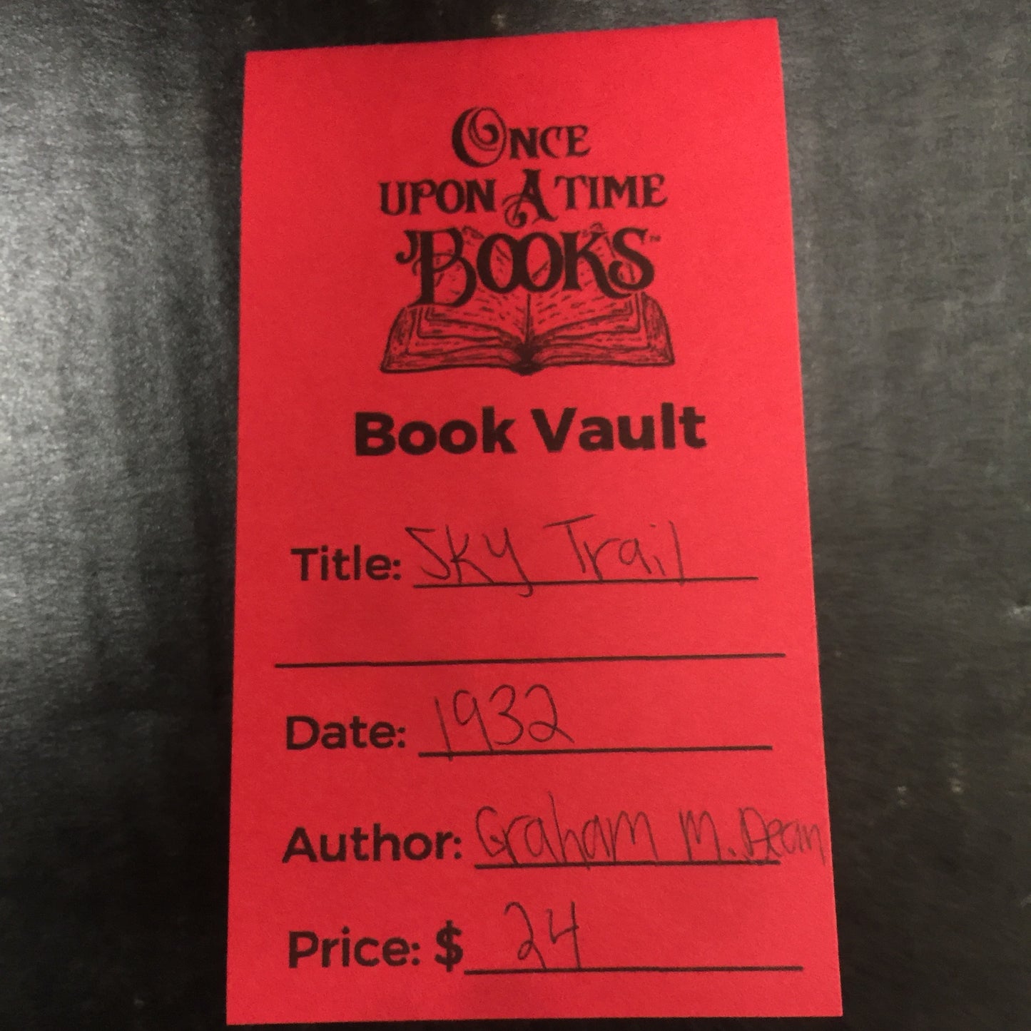 Sky Trail - Graham M. Dean - 1932