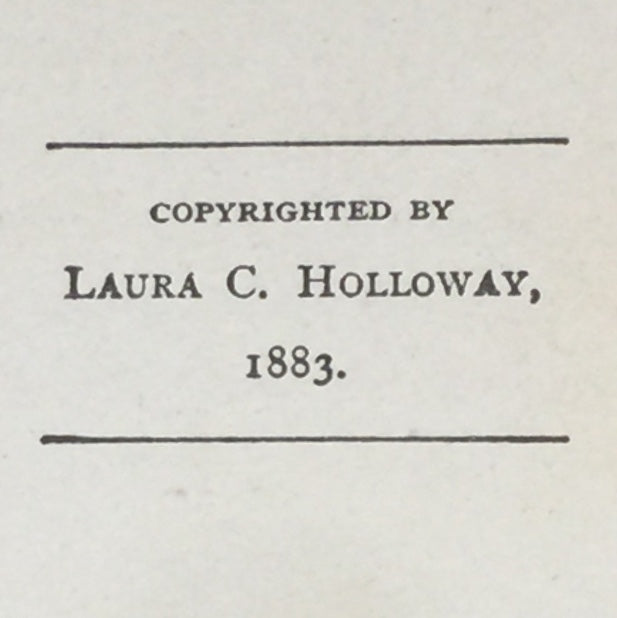 The Hearthstone - Laura C. Holloway - Spine Damage - 1889