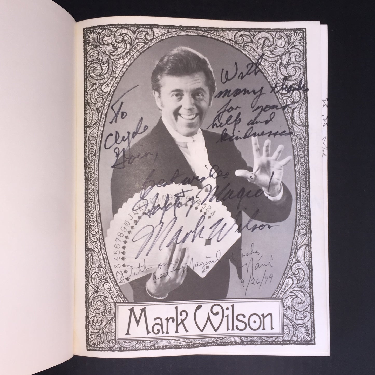 Course In Magic - Mark Wilson - Signed - 1977