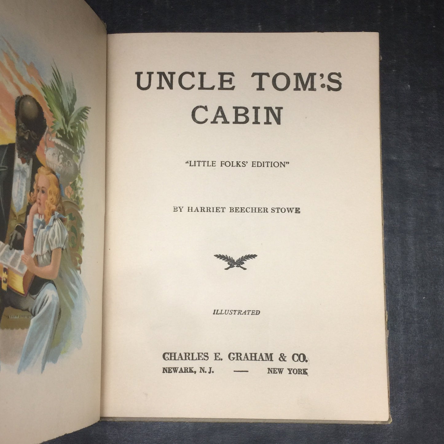 Uncle Tom's Cabin - Harriet Beecher Stowe - Spine Damage