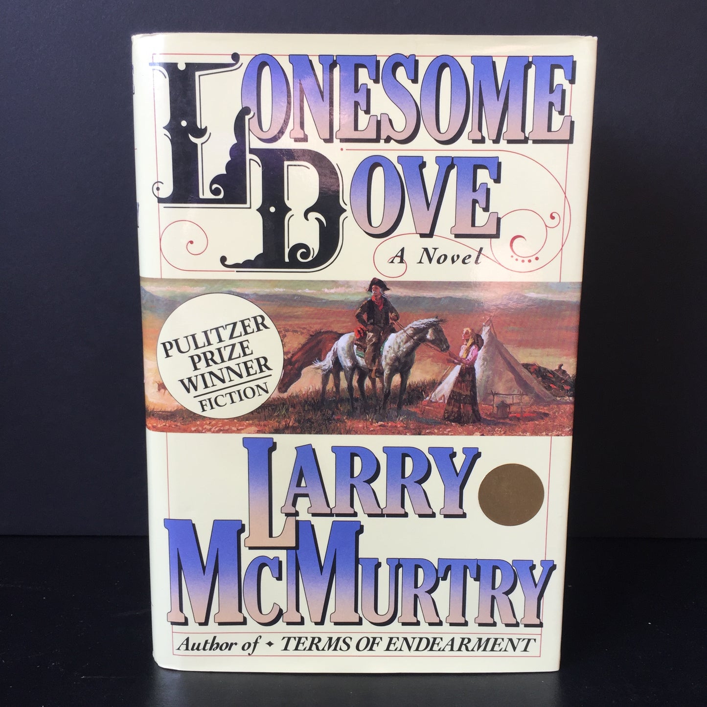 Lonesome Dove - Larry McMurtry - Signed Bookplate - 22nd Print - 1985