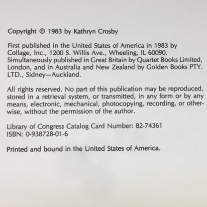 My Life With Bing - Kathryn Crosby - Inscribed by Author - 1983