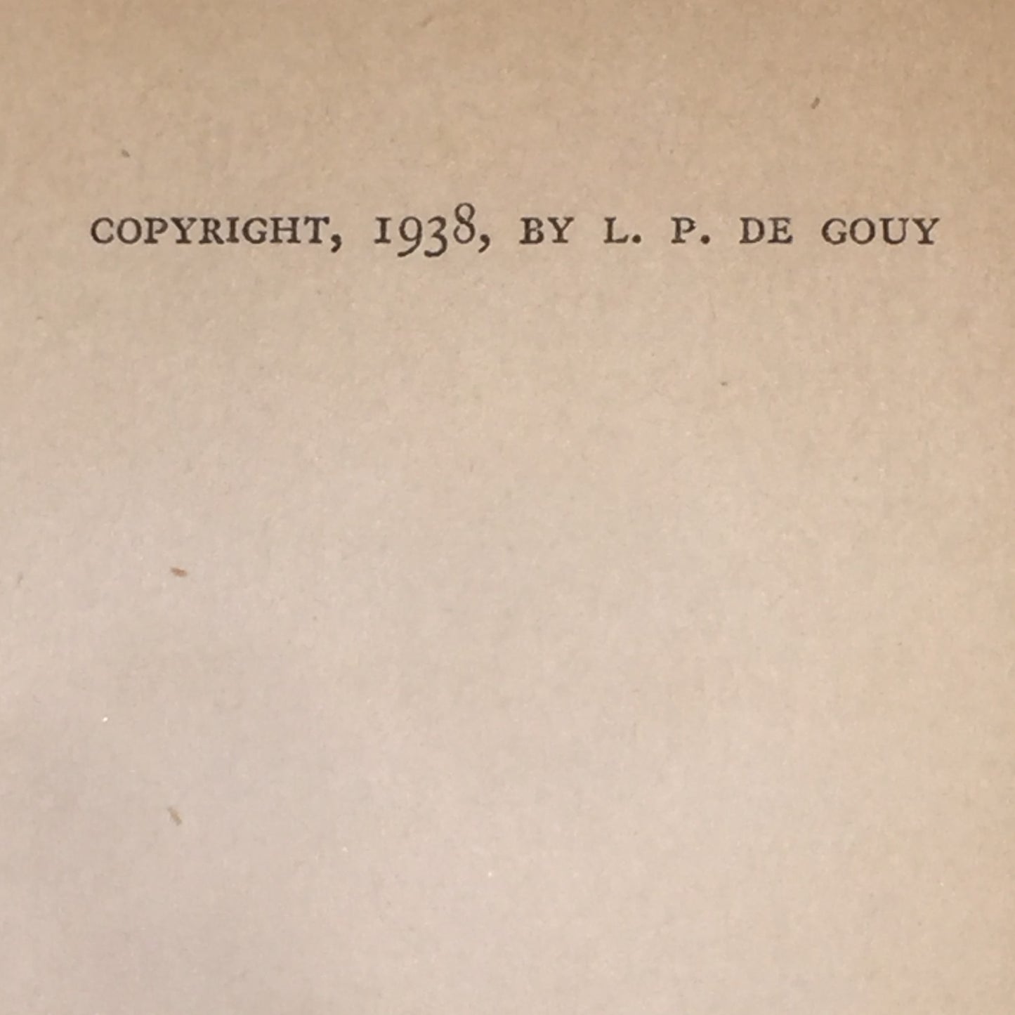 Ice Cream Desserts For Every Occasion - L. P. De Gouy - 1938