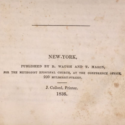 Sermons on Several Occasions - Rev. John Wesley - Volume 1 Only - 1836