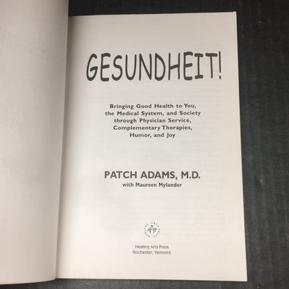 Gesundheit! - Patch Adams M.D. - Signed by Author - 1998