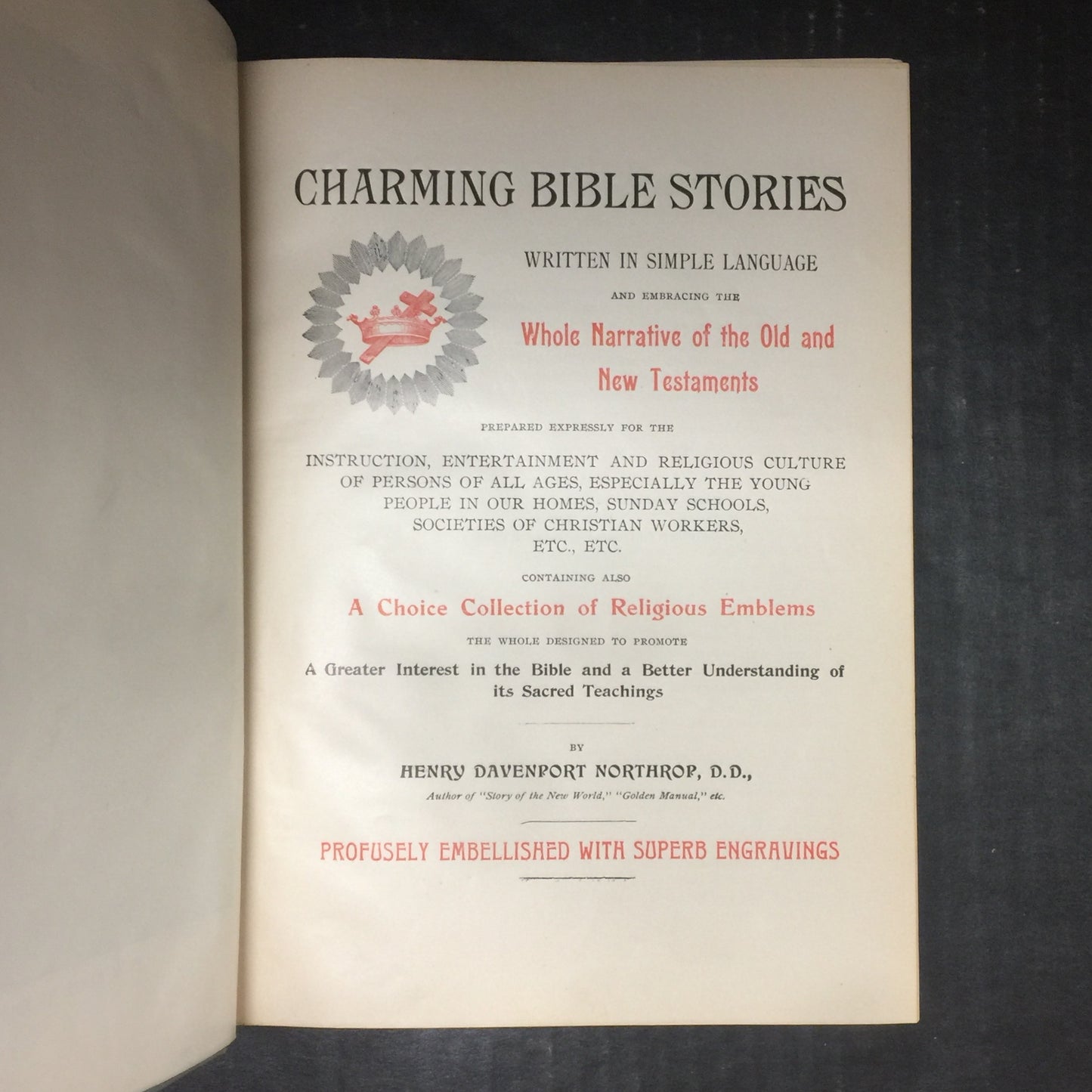 Charming Bible Stories - Henry Davenport Northrop - 1894