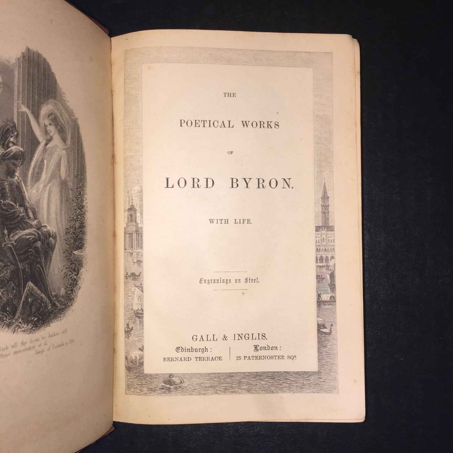 Byron's Poetical Works - Lord Byron - circa 1860