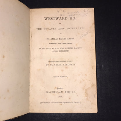 Westward Ho! - Charles Kingsley - 1869