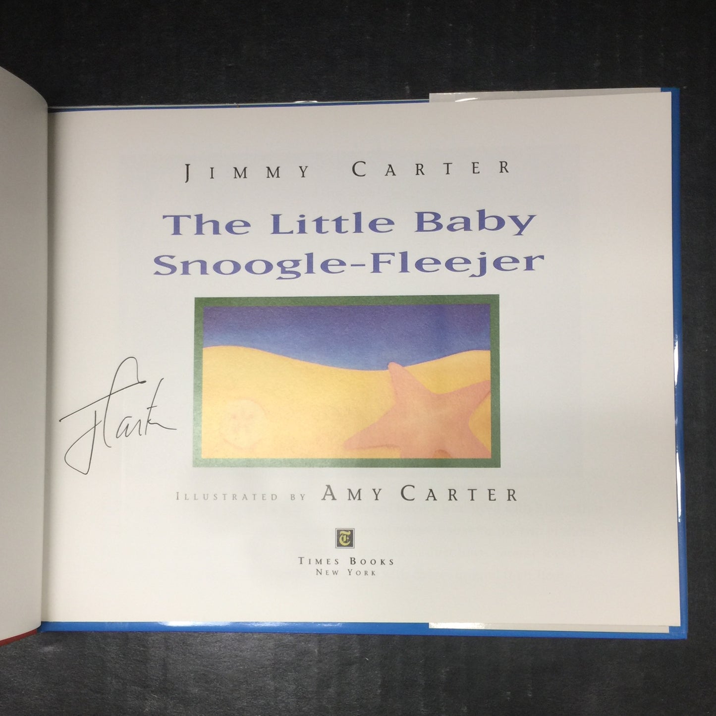 The Little Baby Snoogle-Fleejer - Jimmy Carter - Signed by Author - Third Print - 1995