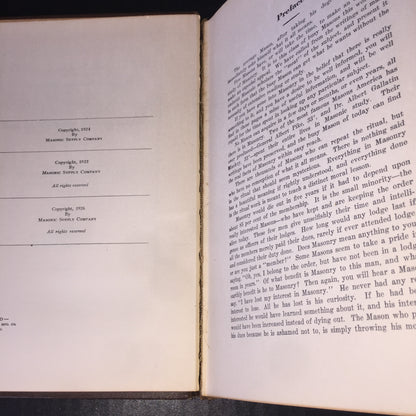 Masonry Defined - Dr. Albert G. Mackey - 1926