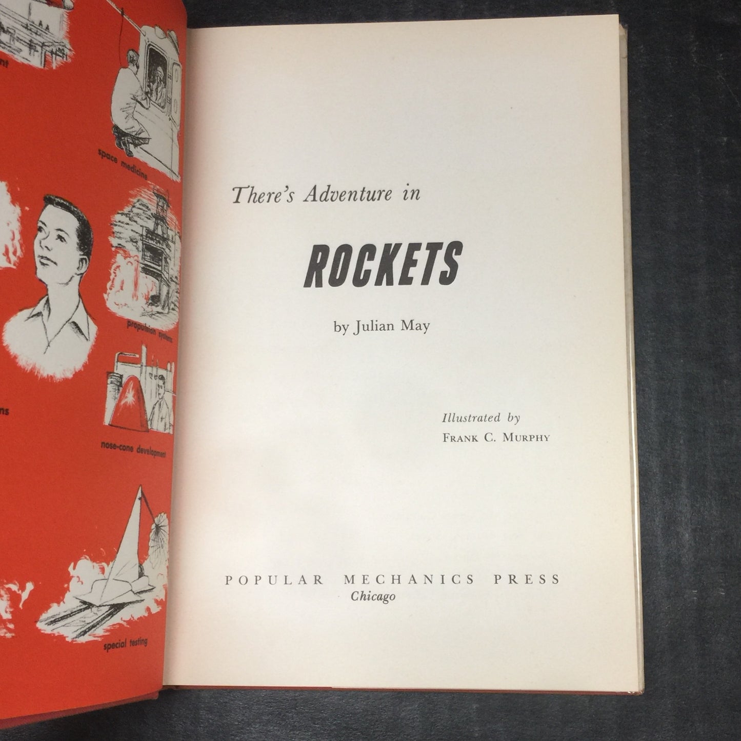 There's Adventure in Rockets - Julian May - 1958