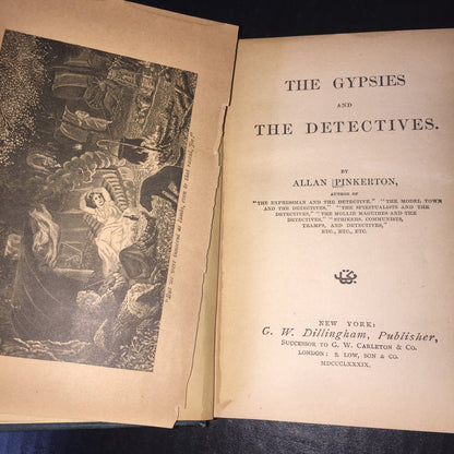 The Gypsies and Detectives - Allan Pinkerton - Later Print - 1889