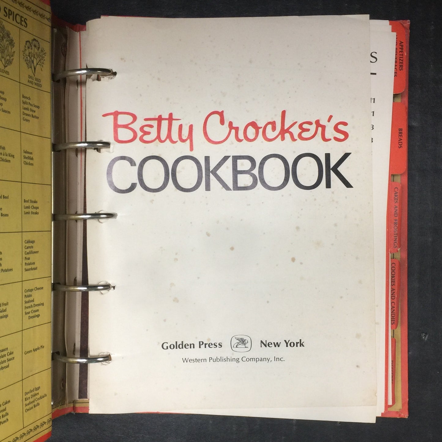 Betty Crocker's Cookbook - Betty Crocker - Ninth Print - 1971