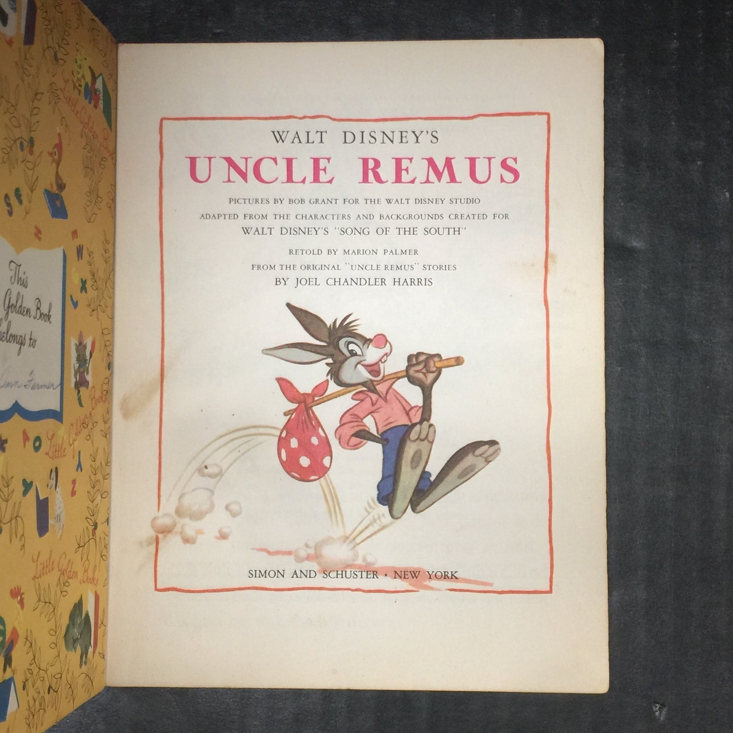 Walt Disney's Uncle Remus - Joel Chandler Harris - 1947