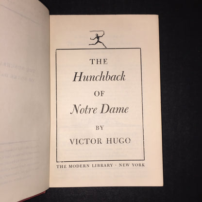 The Hunchback of Notre Dame - Victor Hugo - Modern Library - Date Unknown