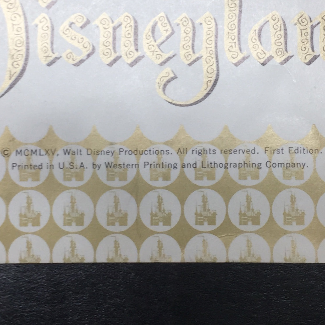 Walt Disney's Disneyland - Walt Disney - First Edition - 1965