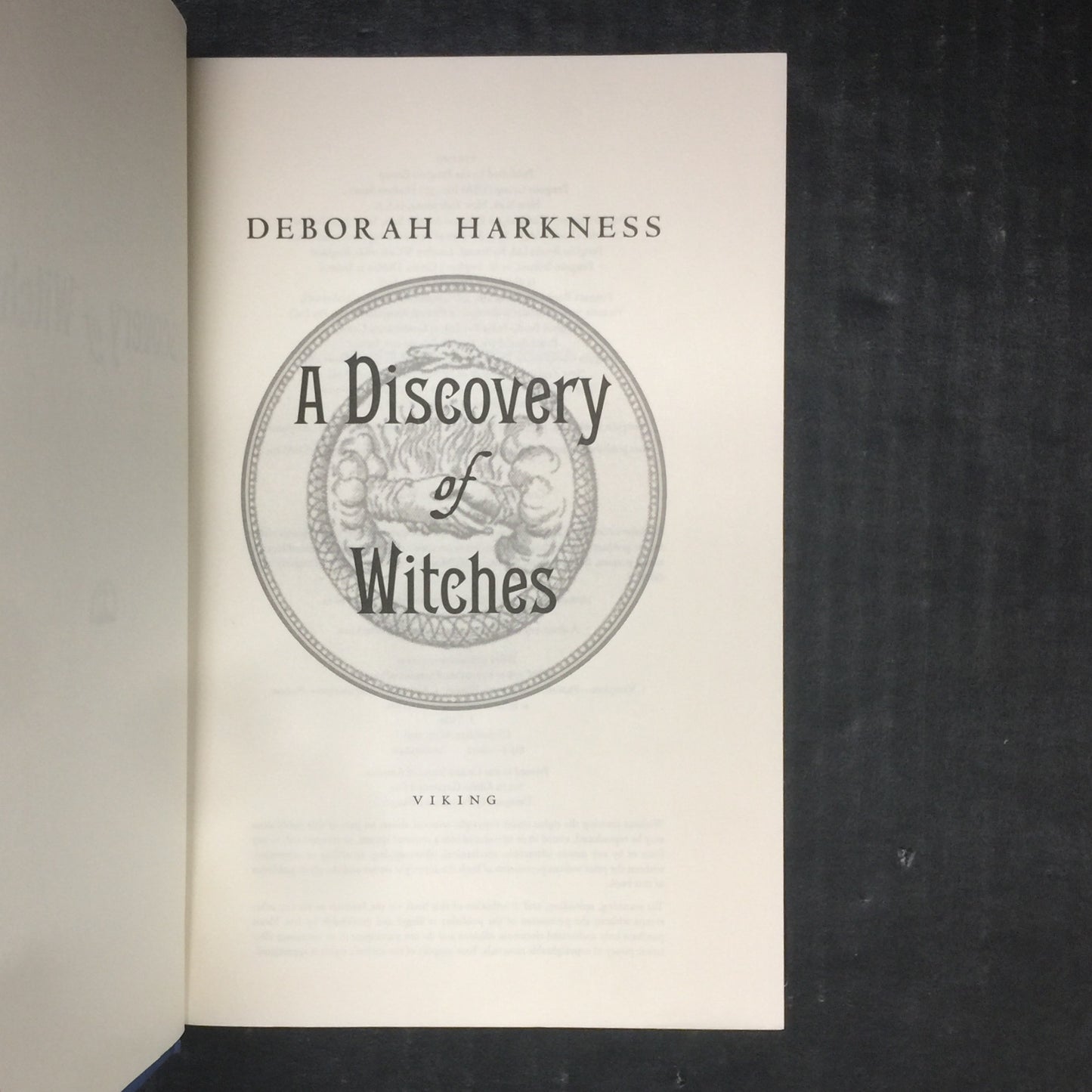 A Discovery Of Witches - Deborah Harkness - First Edition - 2011