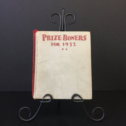 Prize Boners for 1932 - Alexander Abingdon and Virginia Huget - Very Scarce - 1932