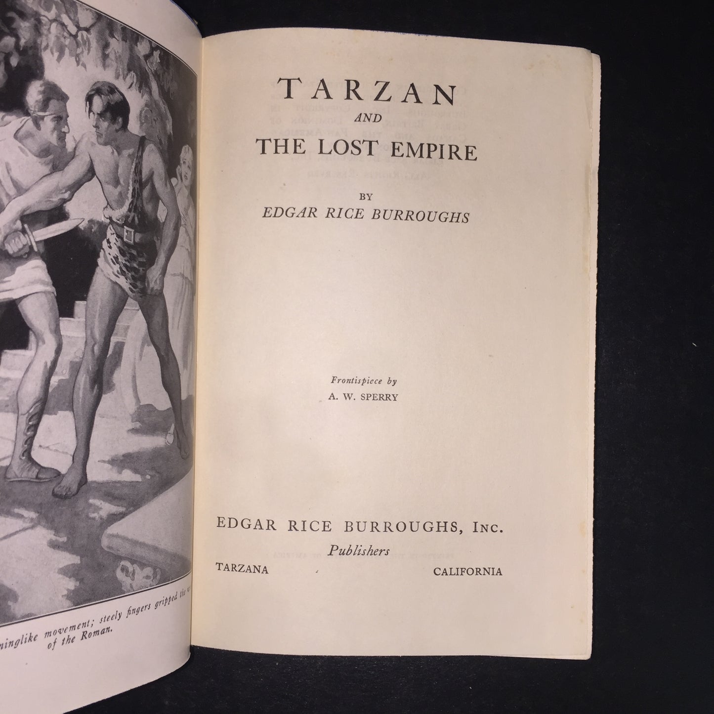 Tarzan and the Lost Empire - Edgar Rice Burroughs - Early Reprint - 1929