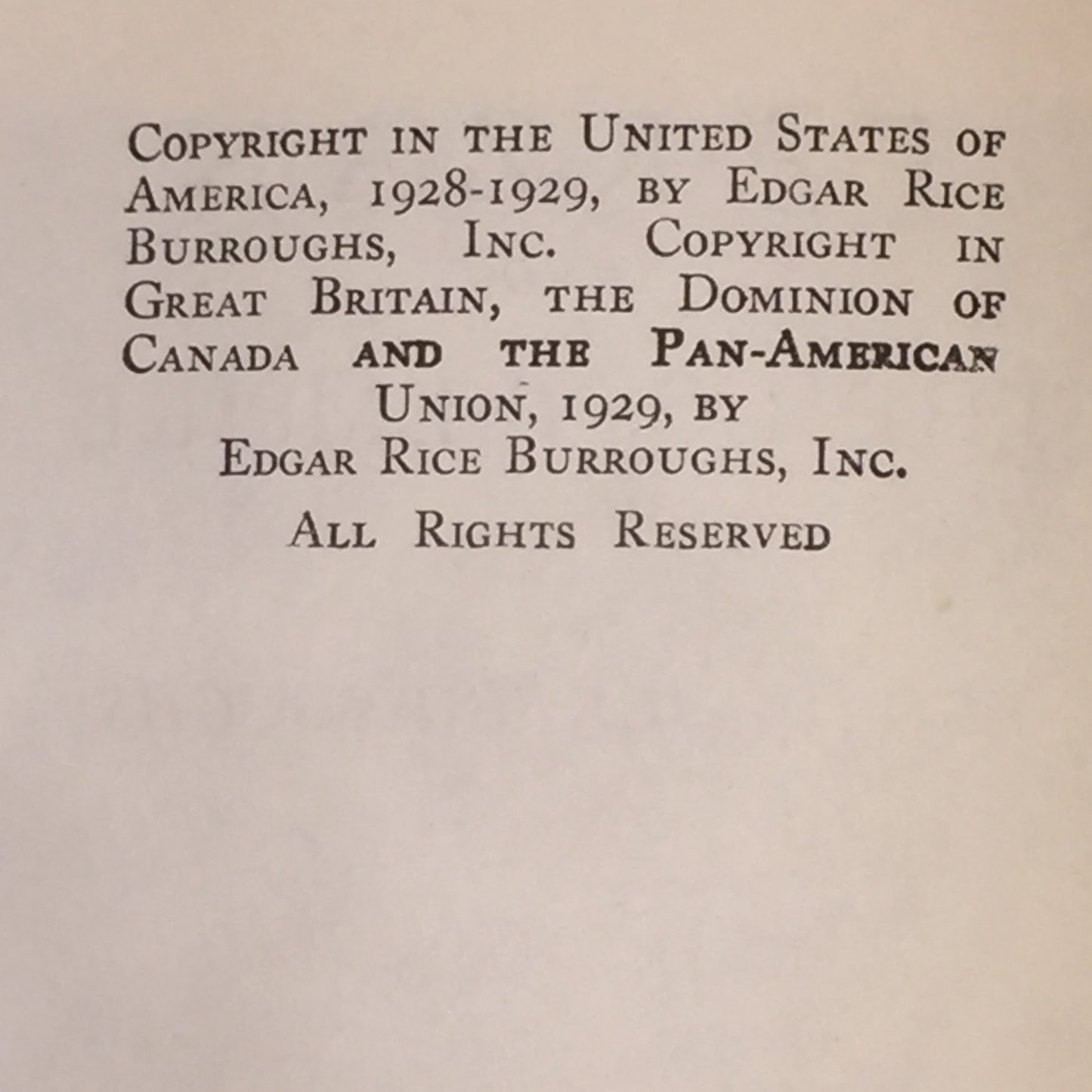 Tarzan and the Lost Empire - Edgar Rice Burroughs - Early Reprint - 1929