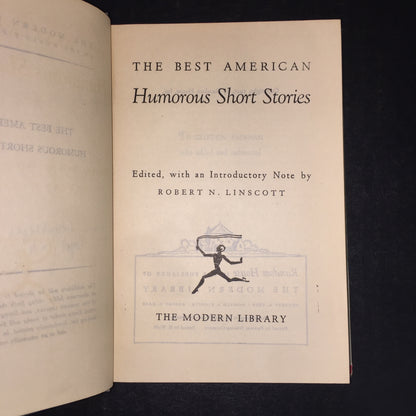 Best American Humorous Short Stories - Various Authors - Modern Library - 1945