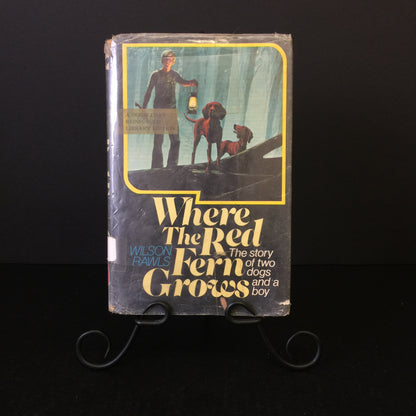 Where The Red Fern Grows - Wilson Rawls - Signed - Ex Library - 1976