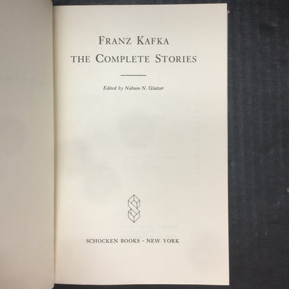 The Complete Stories - Franz Kafka - 1971