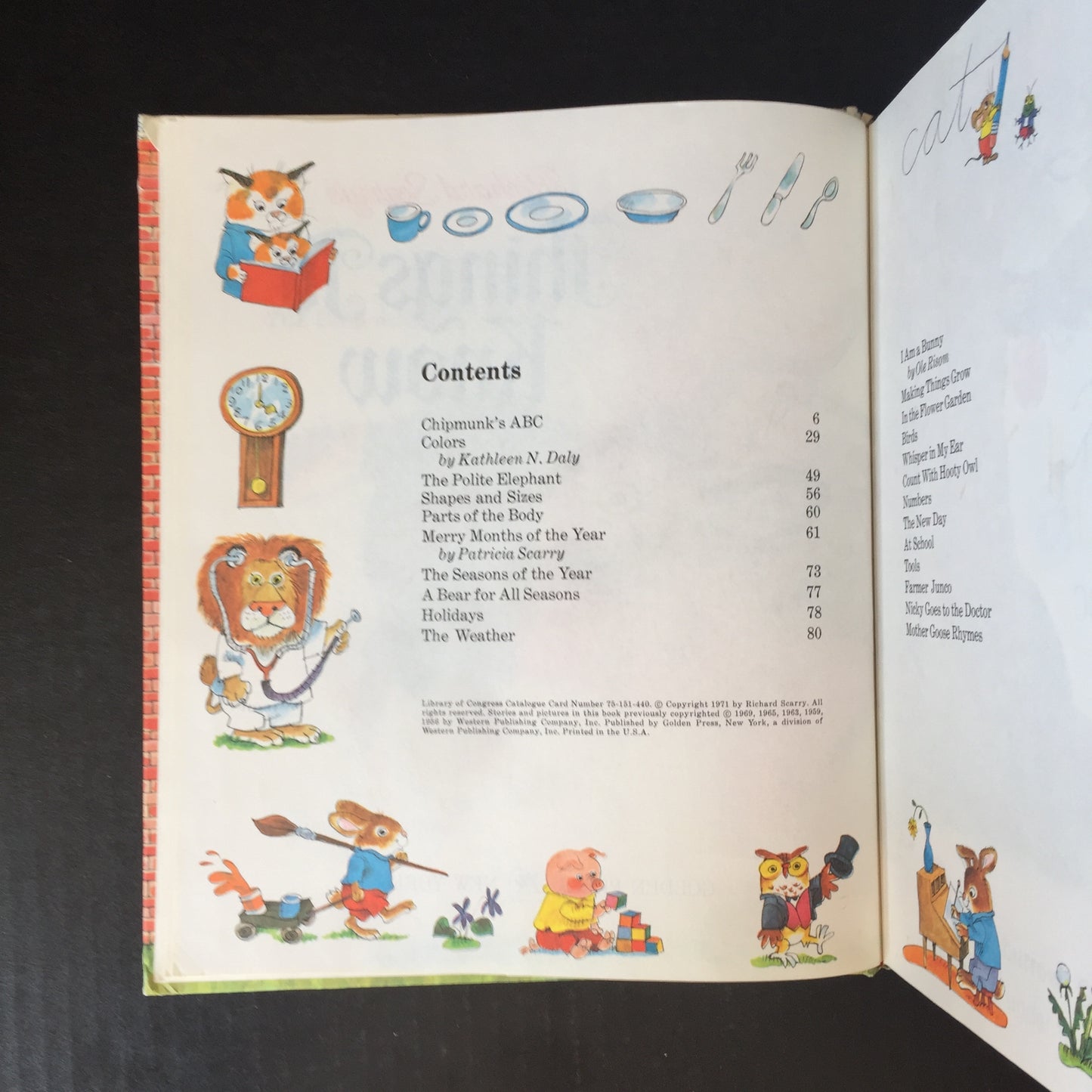 Things To Know - Richard Scarry - 1971