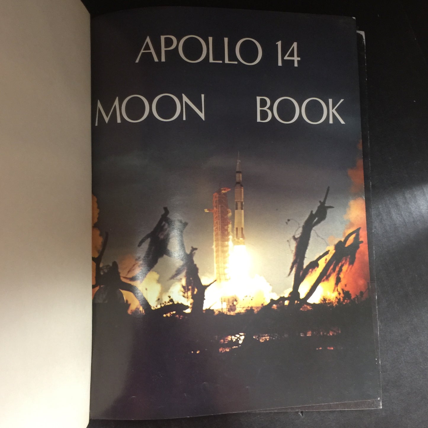 Apollo 14 The Moon Book - USS New Orleans - Very Scarce - 1971