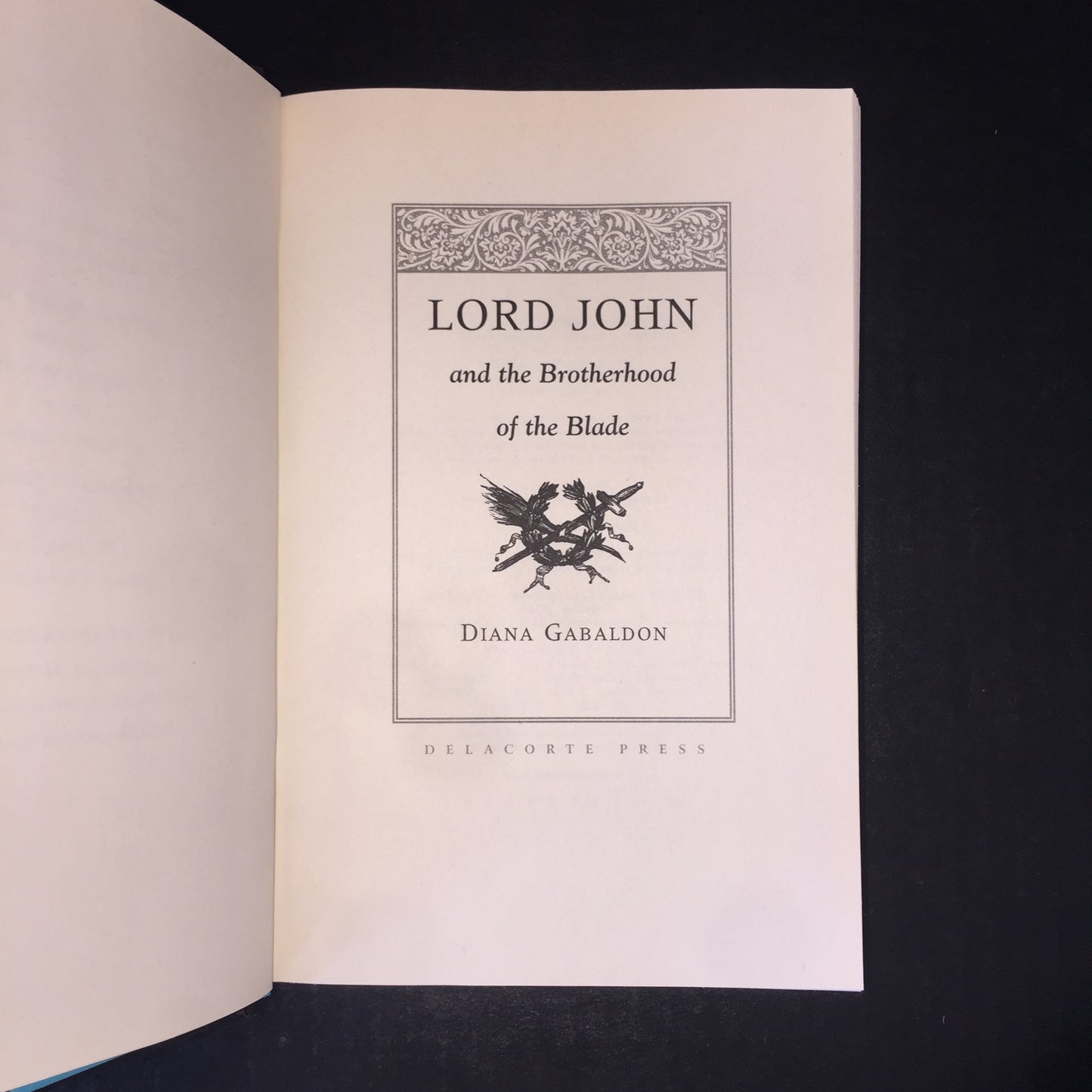 Lord John and the Brotherhood of the Blade - Diana Gabaldon - 1st Edition - 2007