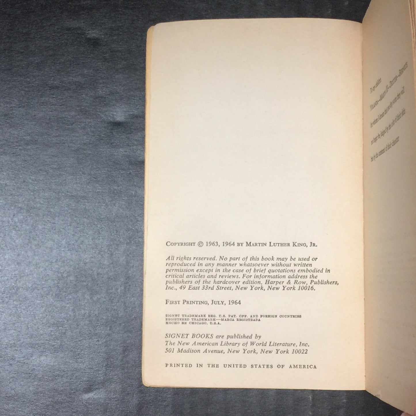 Why We Can't Wait - Martin Luther King Jr. - First Printing - 1964