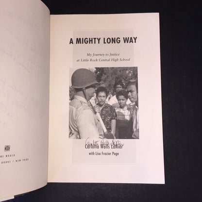 A Mighty Long Way - Carlotta Walls LaNier - Signed - 2009