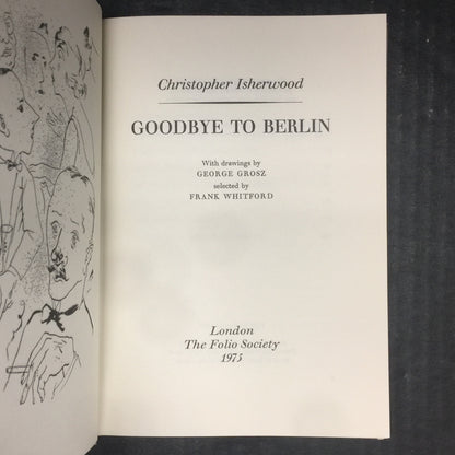 Goodbye To Berlin - Christopher Isherwood - Fifth Impression - 1989