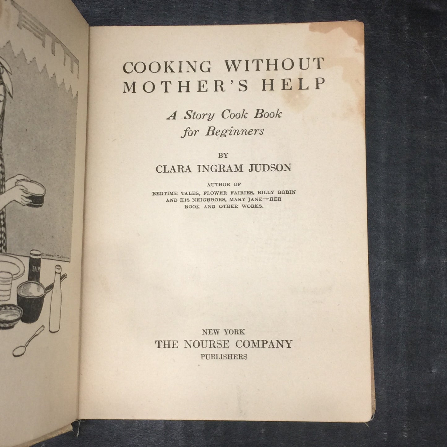 Cooking Without Mother's Help - Clara Ingram Judson - 1920