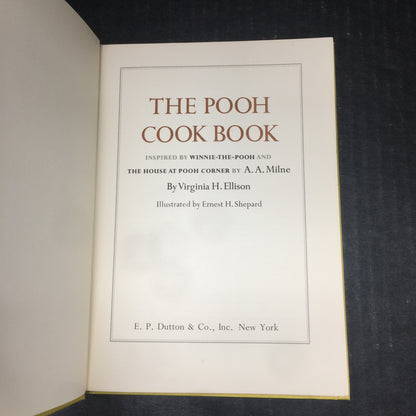 The Pooh Cook Book - Virginia H. Ellison - Early Print - 1969