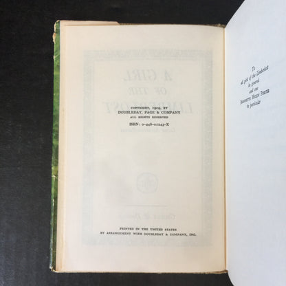 A Girl of the Limberlost - Gene Stratton-Porter - 1909