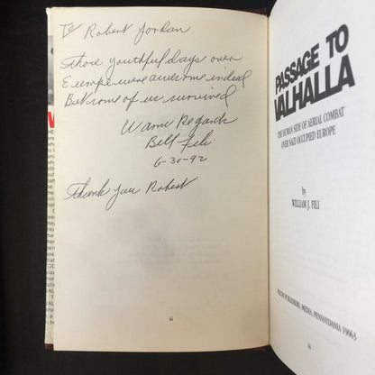 Passage to Valhalla - William J. Fili - Signed - 1991