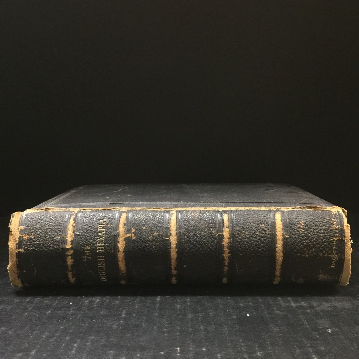 The English Hexapla - Samuel Bagster and Sons - Front Cover Separated From Book - circa 1841