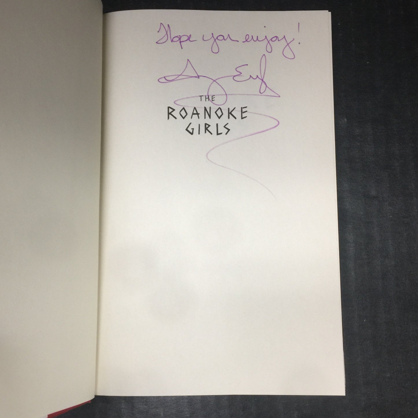 The Roanoke Girls - Amy Engel - Signed by Author - First Edition - 2017