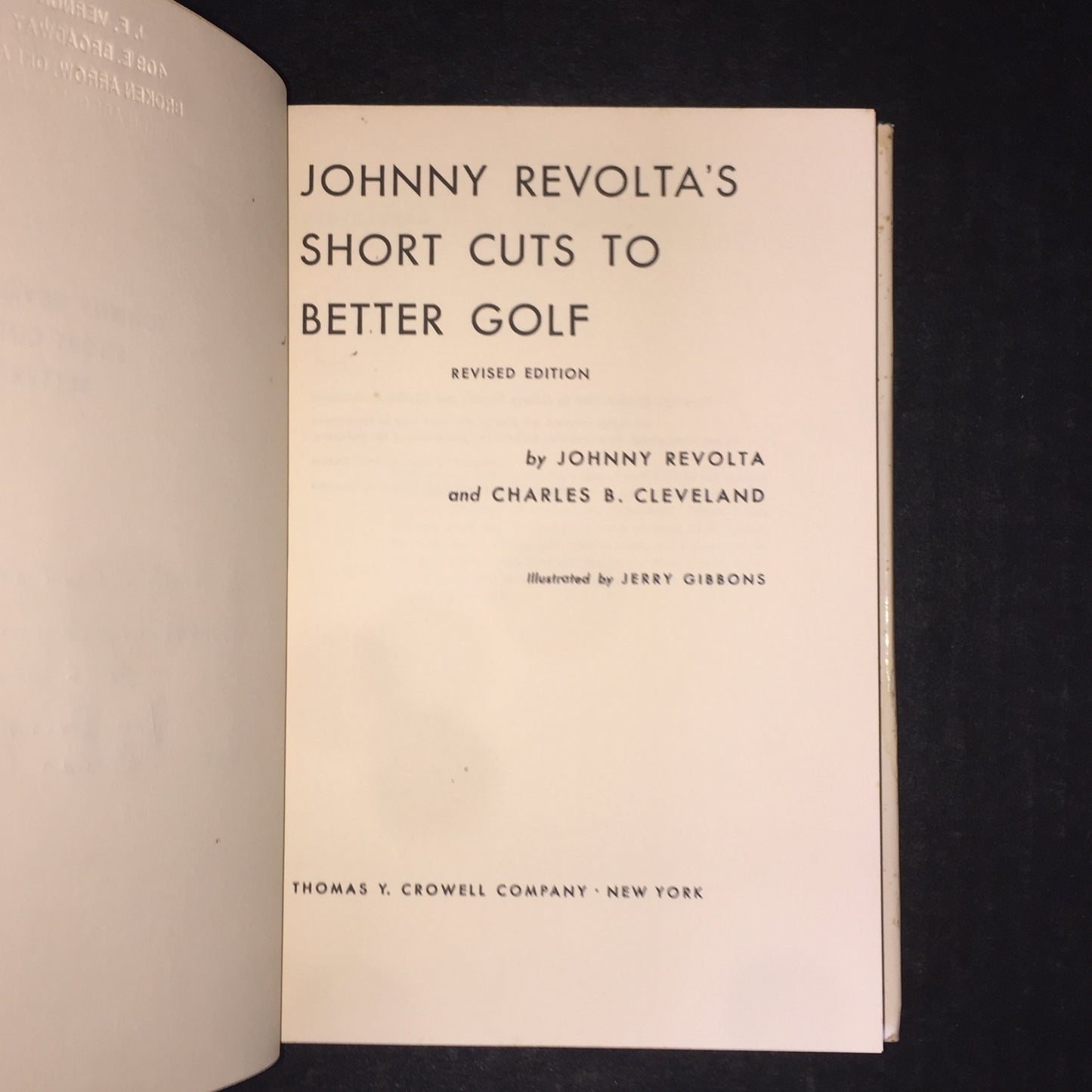 Short Cuts to Better Golf - Johnny Revolta - 1956