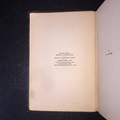 A Farewell to Arms - Ernest Hemingway - Early Print - 1929