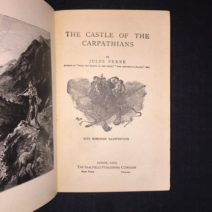 The Castle of the Carpathians - Jules Verne - Early American Reprint - 1900