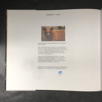 Portfolio #1 - Bears - Rick Hobbs - 2009